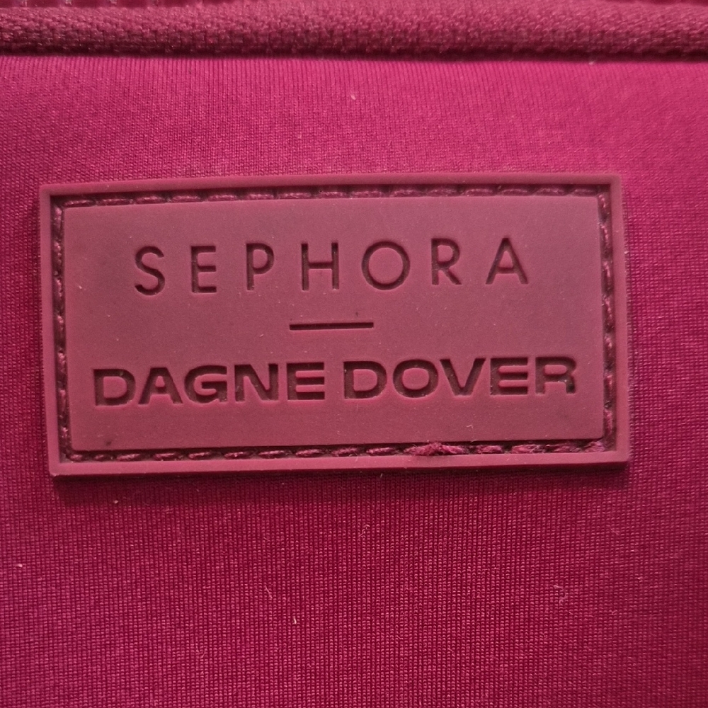 Dagne Dover Crossbody Pouch in Deep Berry - Picture 2 of 5